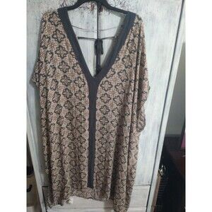 Oneil Vneck Poncho Cardigan Coverup M/L Boho Feminine Loganlook Cottage Core